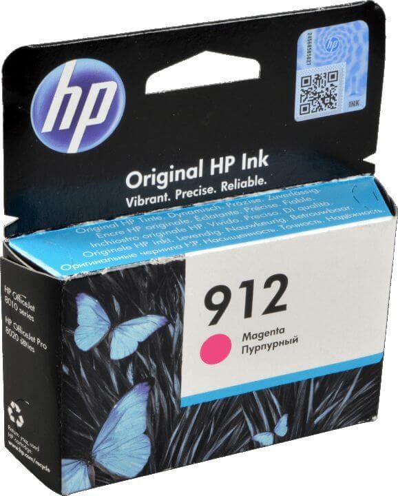 Картридж HP №912 (3YL78AE) Magenta оригинальный для HP OfficeJet Pro 8012/ 8013/ 8014/ 8022/ 8023, пурпурный, 315 стр.