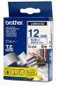 Картридж Brother TZE-233 (TZe233) оригинальный для Brother P-Touch, лента 12мм*8м, синий на белом