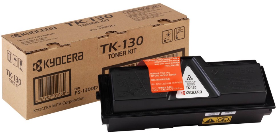 Картридж Kyocera TK-130 (1T02HS0EUC) оригинальный для принтера Kyocera FS-1028/ FS-1128MFP/ FS-1300D/ FS-1350DN black, 7200 страниц