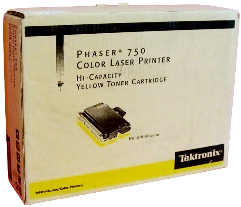Картридж Xerox 16180200/ 016-1802-00 оригинальный для Xerox Phaser 750, yellow увеличенный, 10000 страниц