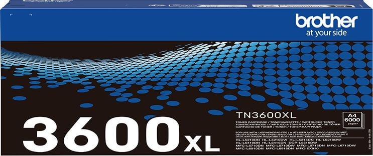 Картридж Brother TN-3600XL (TN3600XL) оригинальный для Brother HL-L5210/ L5215/ L6210/ L6410/ L6415, MFC-L5710/ L5715/ L6710/ L6910/ L6915, увеличенный, 6000 стр.