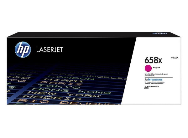 Картридж HP W2003X (658X) оригинальный для принтера HP ColorLaserJet Ent M751 magenta, 28000 страниц