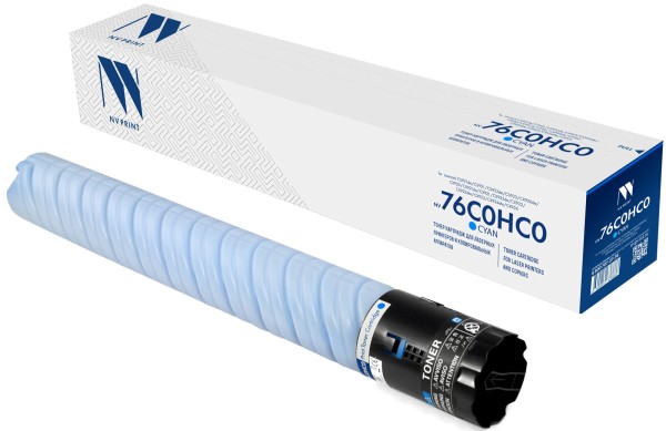 Картридж NV Print 76C0HC0 (NV-76C0HC0) Cyan для Lexmark CX924/ CX923/ CX922/ CX921/ CS923/ CS921, голубой, увеличенный, 34000 стр.