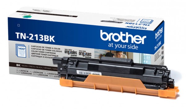 Картридж Brother TN-213Bk (TN213Bk) оригинальный для Brother MFC-L3770CDW/ DCP-L3550CDW/ HL-L3230CDW, black (1 400 стр.)