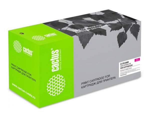 Картридж лазерный Cactus CS-SP220MR 406054 для Ricoh Aficio SP C240DN/ SP C220/ SP C221/ SP C222 пурпурный, 2300 стр.