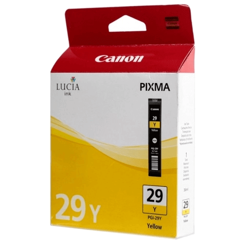 Картридж оригинальный Canon  PGI-29Y 4875B001 для принтера Canon Pixma Pro 1, желтый, (290 стр.)
