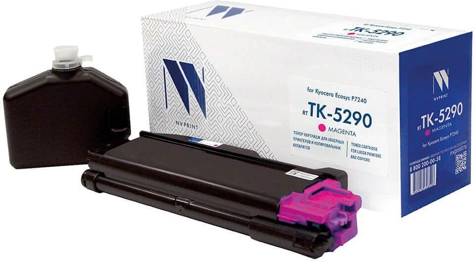 Тонер-картридж NV Print NV-TK-5290 Magenta для принтеров Kyocera Ecosys P7240, 13000 страниц