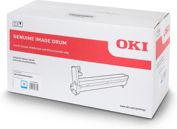 Фотобарабан OKI (46438003) оригинальный для принтера OKI C823/ C833/ C843, голубой, 30000 стр.