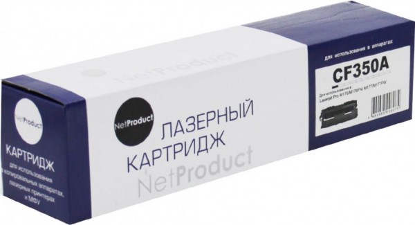 Тонер-картридж NetProduct (N-CF350A) для HP CLJ Pro MFP M176N/ M177FW, Bk, 1,3K