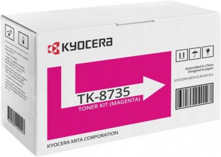 Картридж Kyocera TK-8735M (1T02XNBNL0) оригинальный для принтера Kyocera TASKalfa 7052ci/ 8052ci/ 7353ci/ 8353ci, magenta, 40000 страниц
