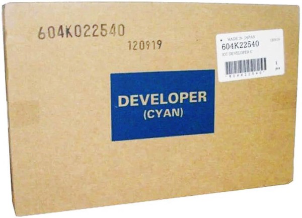Девелопер Xerox 604K22540 оригинальный для принтера Xerox CopyCentre 2128/ 2636/ C3545, Phaser 7760, WorkCentre 7228/ 7245/ 7328/ 7335/ 7345/ 7346/ 7235/ C2128/ C2636/ C3545, голубой, 30000 стр.