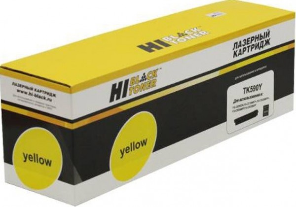 Картридж Hi-Black (HB-TK-590Y) для Kyocera-Mita FS-C5250DN/ C2626MFP, Y, 5K