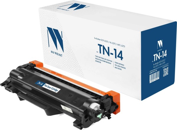 Картридж NV Print TN-14 (NV-TN14) для Brother DCP-L2551/ HL-L2371/ MFC-L2751, чёрный, 4500 стр.