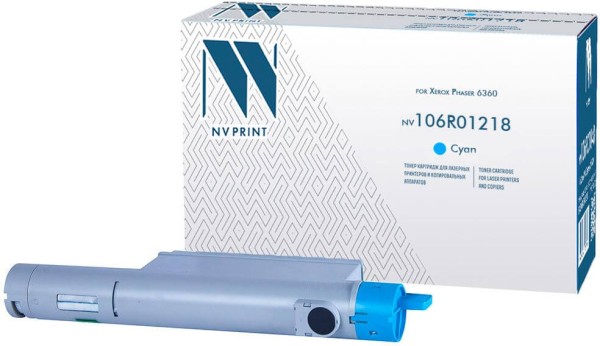 Картридж NVP совместимый Xerox 106R01218 Cyan для Phaser 6360 (12000k)