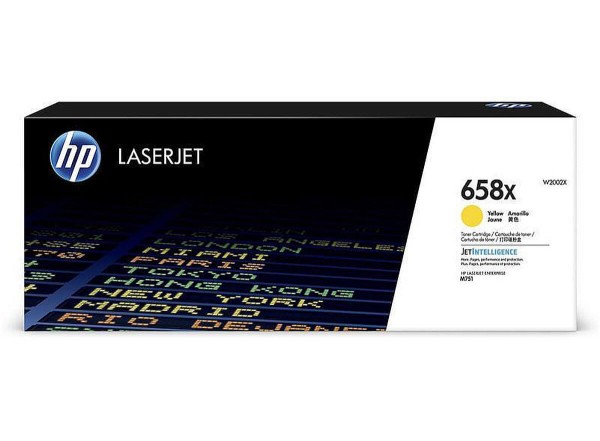 Картридж HP W2002X (658X) оригинальный для принтера HP ColorLaserJet Ent M751 yellow, 28000 страниц