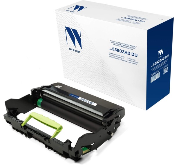 Блок фотобарабана NV Print 55B0ZA0 (NV-55B0ZA0DU) Black для Lexmark MX431/ MX331/ MS431/ MS331, чёрный, 40000 стр.
