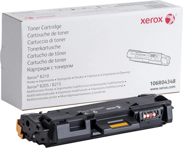 Картридж Xerox 106R04348 оригинальный для Xerox B205/ B205V/  B210/  B210V/  B215/ B215V black, увеличенный, (3000 страниц)
