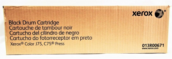 Фотобарабан Xerox 013R00671 оригинальный для Xerox Color J75/ C75, чёрный, (373 000 стр.)