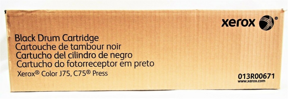 Фотобарабан Xerox 013R00671 оригинальный для Xerox Color J75/ C75, чёрный, (373 000 стр.)