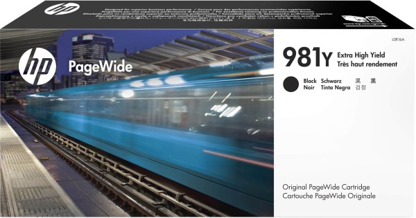 Картридж HP L0R16A (№981Y) оригинальный для HP PageWide Enterprise Color 556dn/ 556xh/ 586dn/ 586f/ 586z, чёрный, 20000 стр.