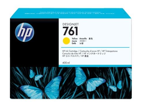 Картридж оригинальный HP 761 (CM992A) для Designjet T7100, желтый, 400 мл.