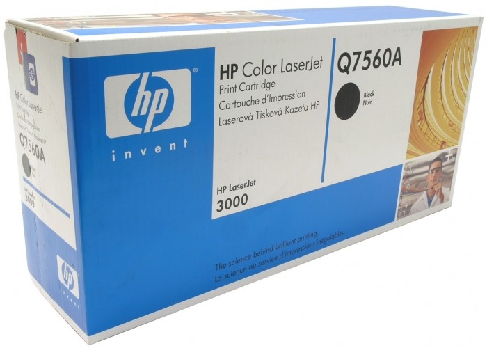 Картридж HP Q7560A (314A) оригинальный для принтера HP Color LaserJet 2700/ 3000 black, 6500 страниц