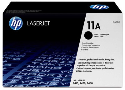Картридж HP Q6511A (11A) оригинальный для принтера HP LaserJet 2400/ 2410/ 2420/ 2420d/ 2420n/ 2420dn/ 2430/ 2430n/ 2430t/ 2430tn/ 2430dtn black, 6000 страниц