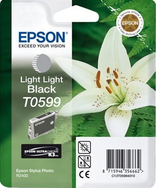 Epson C13T05994010 оригинальный картридж для Epson R2400, Light Light Black (cons ink)