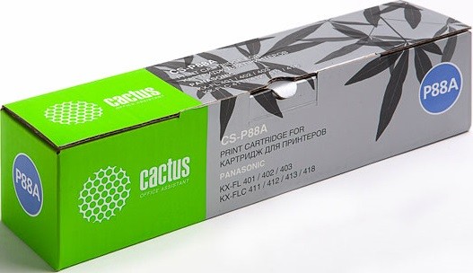FAT88A Картридж Cactus CS-P88A для принтера Panasonic KX-FAT88A7/FL401/402/403/423 FLC411/412/413/418 черный (2 000 стр.)