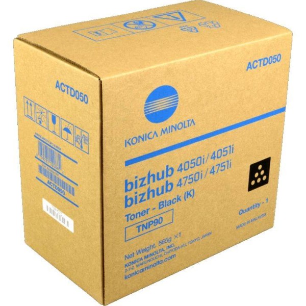 Картридж Konica-Minolta TNP90/ TNP-90/ ACTD050 оригинальный для Konica-Minolta bizhub 4050i/ 4750i, 20000 стр.