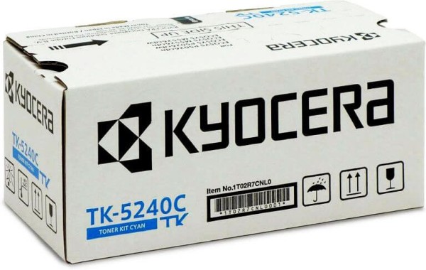 Картридж Kyocera TK-5240C  (1T02R7CNL0) оригинальный для принтера Kyocera ECOSYS P5026cdn/ P5026cdw, M5526cdn/ M5526cdw, cyan, 3000 страниц