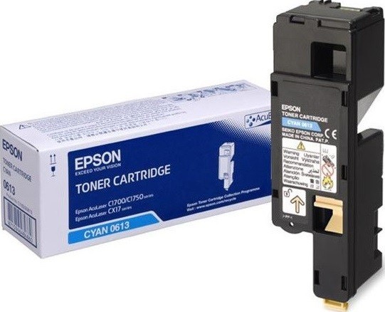 C13S050613 оригинальный картридж Epson для принтера Epson C1700/1750/CX17N AcuLaser cyan, 1,4к