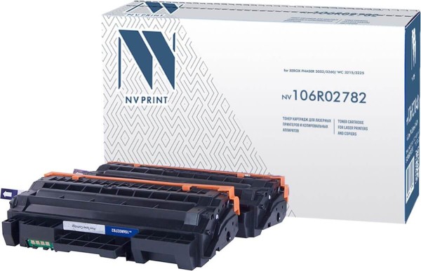 Картридж NV Print 106R02782 (NV-106R02782T) для Xerox WorkCentre 3215/ 3225, Phaser 3052/ 3260, 2 шт., 6000 стр.