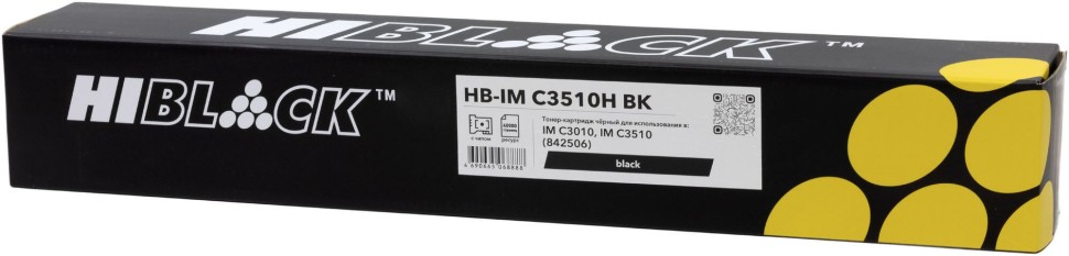Картридж Hi-Black 842506 (HB-IMC3510HBK) Black (с чипом) для Ricoh IM C3010/ IM C3510, чёрный, 40К