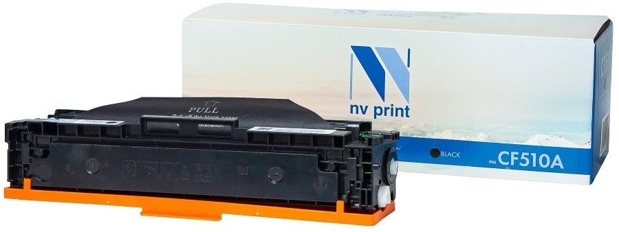 Картридж NV Print CF510A Black для принтеров HP LaserJet Pro M154a/ M154nw/ MFP M180n/ MFP M181fw, 1100 страниц