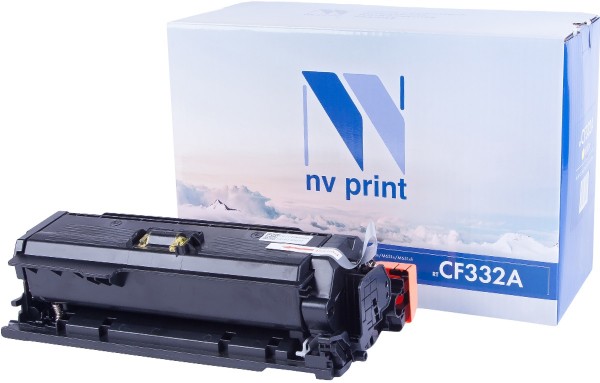 Картридж NV Print CF332A Yellow для принтеров HP CLJ Color M651dn/ M651n/ M651xh (15000k)