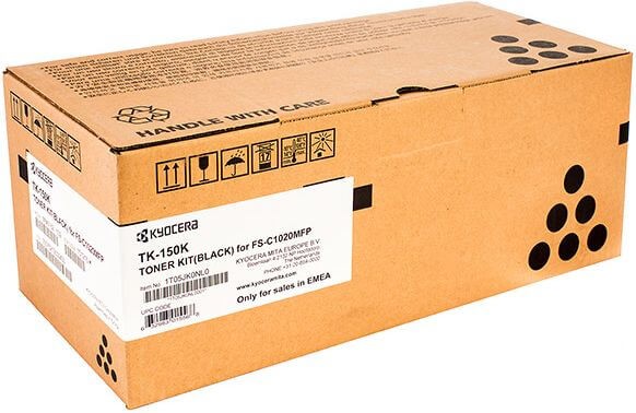 Картридж Kyocera TK-150K (1T05JK0NL0) оригинальный для принтера Kyocera FS-C1020MFP black, 6500 страниц