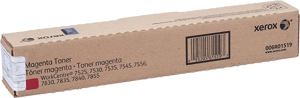 Картридж Xerox 006R01519 оригинальный для Xerox WorkCentre 7525/ 7530/ 7535/ 7545/ 7556/ 7800/ 7830/ 7835/ 7845/ 7855, magenta, (15000 страниц)