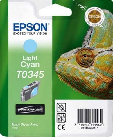 C13T03454010 Картридж Epson T0345 для St Ph 2100 (светло-синий)