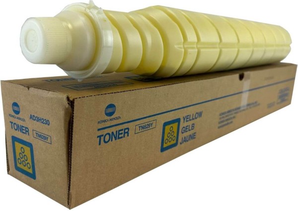 Картридж Konica-Minolta TN-629Y (AD3H250) оригинальный для Konica-Minolta AccurioPress C7090/ C7100, жёлтый, 102 600 стр.