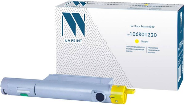 Картридж NVP совместимый Xerox 106R01220 Yellow для Phaser 6360 (12000k)