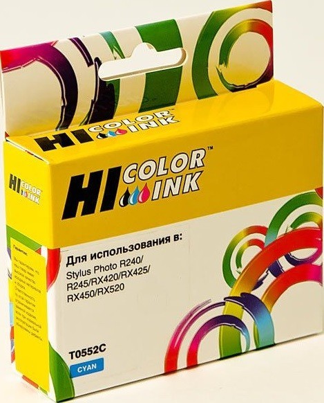 Картридж Hi-Black (HB-T0552) для Epson Stylus Photo R240/ RX420/ RX520, C