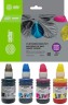 Набор чернил Cactus BTD60/BT5000 (CS-BTD60BK/5000M/C/Y) CMYK для Brother HL-T4000DW, DCP-T510W, MFC-T920DW, голубой/ пурпурный/ жёлтый/ чёрный, 4х100мл