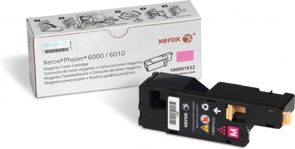 Картридж Xerox 106R01632 оригинальный для Xerox Phaser 6000/  6010, WorkCentre 6015, magenta, (1000 страниц)