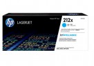 Картридж HP 212X (W2121X) оригинальный для принтера HP CLJ Enterprise M554/ M555/ M578, голубой, 10000 страниц