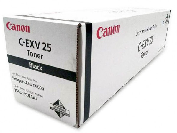 Картридж Canon C-EXV25Bk 2548B002 оригинальный для Canon imagePress C6000, черный, 25000 стр.