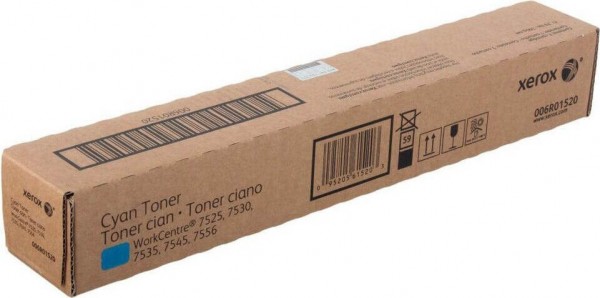 Картридж Xerox 006R01520 оригинальный для Xerox WorkCentre 7525/ 7530/ 7535/ 7545/ 7556/ 7800/ 7830/ 7835/ 7845/ 7855, cyan, (15000 страниц)