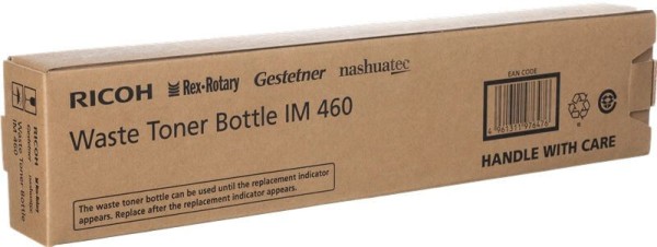 Бункер отработанного тонера Ricoh IM 460 (423568) оригинальный для Ricoh IM 370/ 370F/ 460/ 460F, 50000 стр.