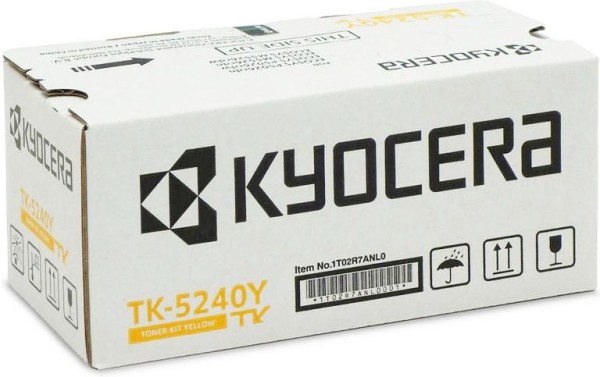 Картридж Kyocera TK-5240Y (1T02R7ANL0) оригинальный для принтера Kyocera ECOSYS P5026cdn/ P5026cdw, M5526cdn/ M5526cdw, yellow, 3000 страниц