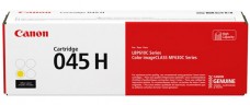 Картридж Canon 045HY (1243C002) оригинальный для Canon i-SENSYS LBP611Cn / LBP613Cdw, yellow, 2200 страниц